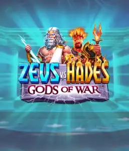 Enter the epic showdown of Zeus vs Hades: Gods of War slot by Pragmatic Play, showcasing Zeus, the god of thunder and Hades, blazing with underworld fury. This image depicts the dramatic clash between ancient deities, with a stormy background. Perfect for mythology enthusiasts, offering a captivating adventure. 