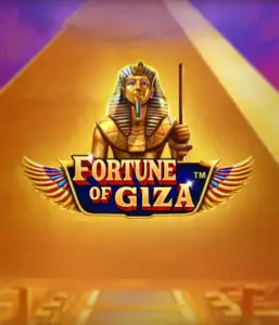 Step into the timeless world of Fortune of Giza slot by Pragmatic Play, showcasing a noble depiction of a Pharaoh before the iconic pyramid backdrop. This graphic captures the richness of Egyptian culture, ideal for history buffs, delivering a captivating escape.